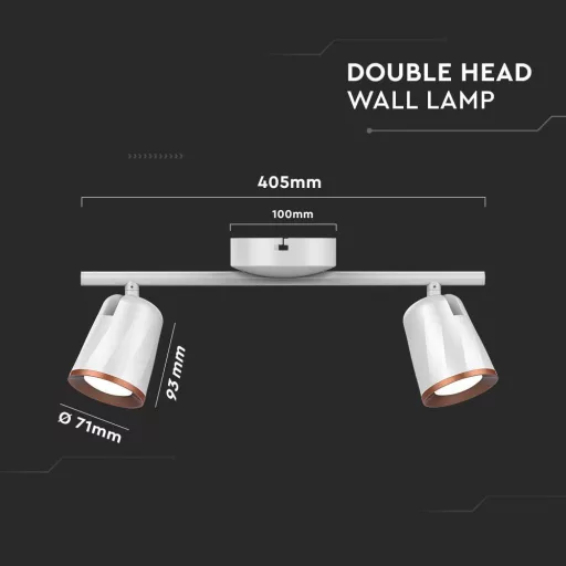 V-TAC LED 12W mennyezeti lámpa fehér - 3000K - 218254