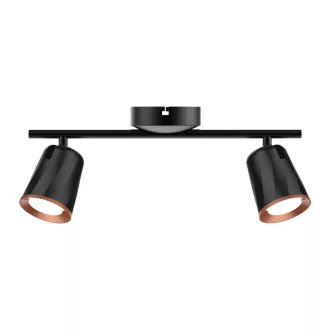 V-TAC LED 12W mennyezeti lámpa fekete - 3000K - 218255