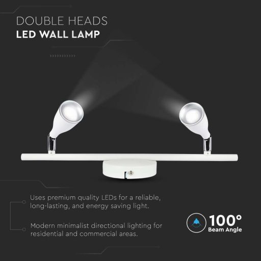 V-TAC 9W led spot lámpa - fehér - 3000K - 218266