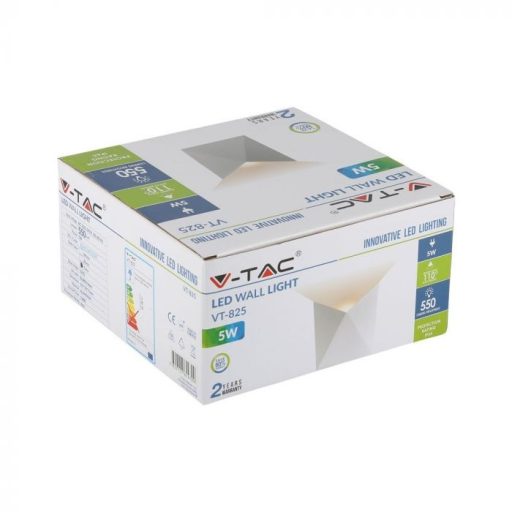 V-TAC LED fali lámpatest 5W szürke 4000K - IP65 - 218285