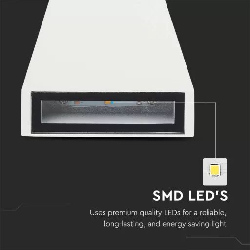 V-TAC LED fali lámpatest 6W fehér 3000K - IP65 - 218295
