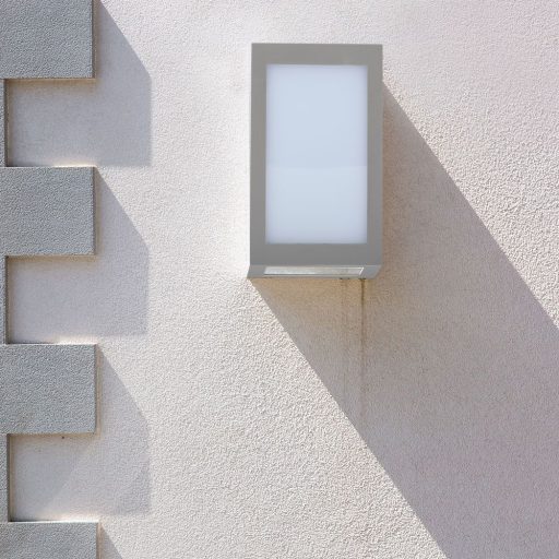 V-TAC 12W LED Fali lámpa szürke színű 3000K - IP65 - 218337