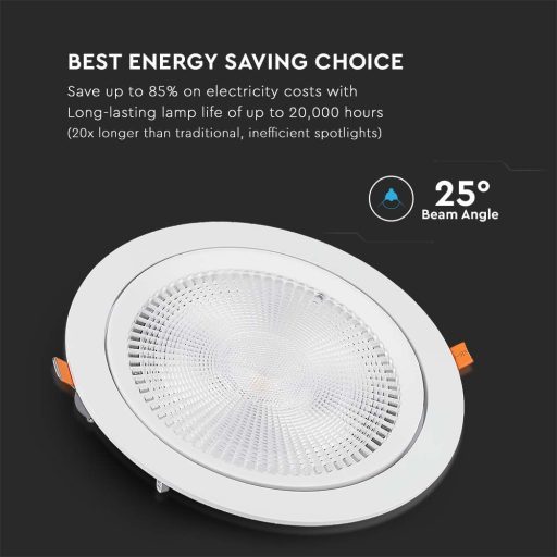 V-TAC LED billenthető mennyezeti lámpa 10W Samsung chip 4000K - 21840