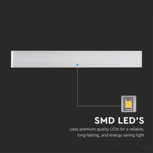 V-TAC 17W LED Fali lámpa IP44 fehér színű 3000K - 218535