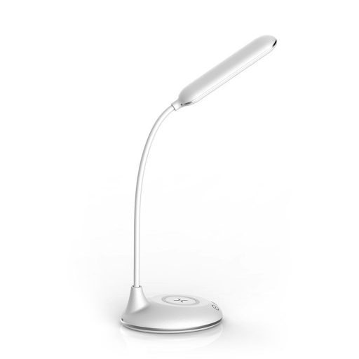 V-TAC LED asztali lámpa 4W 3 az 1-ben vezeték nélküli telefon töltővel - fehér - 218605