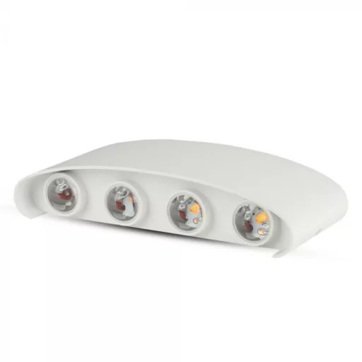 V-TAC 8W LED Fali lámpa IP54 fehér 3000K - 218617
