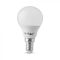 V-TAC LED izzó  E14 P45 6.5W 180° 3000K kisgömb (Samsung Chip) - 21863