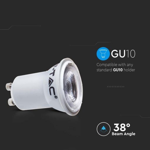V-TAC LED spotlámpa  GU10 MR11 2W 38° 4000K spot - 21870