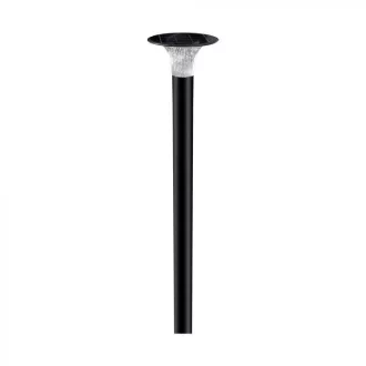   V-TAC LED Napelemes (Solar) álló lámpa 15W - 6000K + 4000K - fekete - 23006