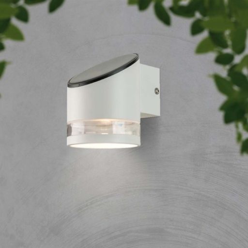 V-TAC LED Napelemes (Solar) mikrohullámú fali lámpa 0.55W 3000K - 23014