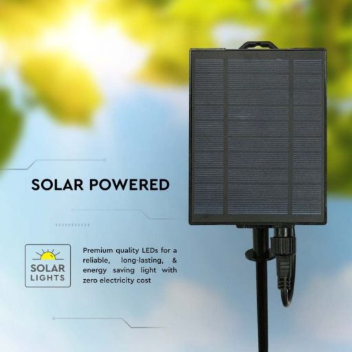 V-TAC Napelemes (solar) Fényfüzér 3W 15M - 3000K - 23034