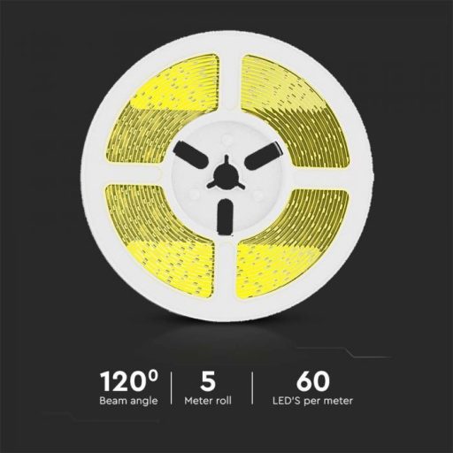 V-TAC Szolár napelemes LED szalag szett 1.2W IP67 4000K - 23045