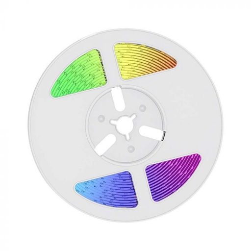 V-TAC Szolár napelemes RGB LED szalag szett IP67 RGB - 23046