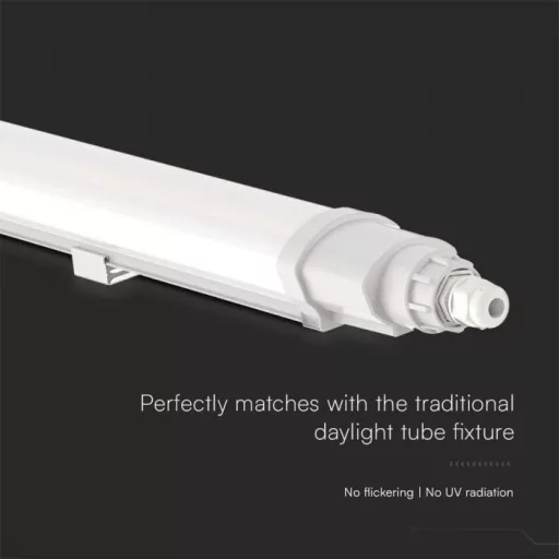V-TAC 18W Vízálló sorolható LED armatúra 60 cm 120° 4000K IP65 - 23087