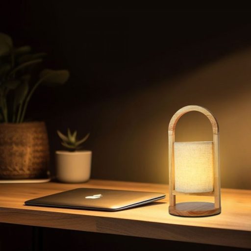 V-TAC LED Tölthető Asztali lámpa 1.5W - 1800mAh - Beige - 23091