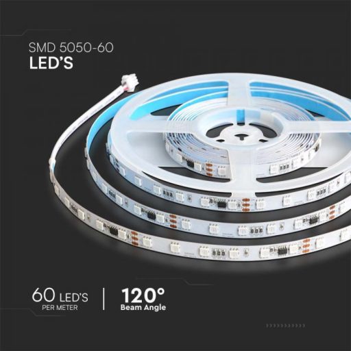 V-TAC Okos magic RGB LED szalag szett SMD5050 60LED/M 13W/M 24V IP20 RGB - 23145