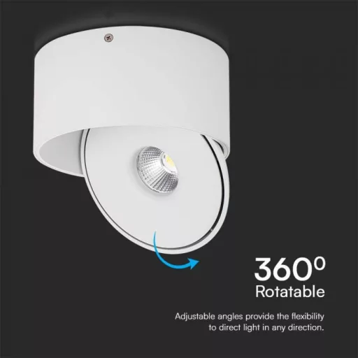 V-TAC Led Mélysugárzó - COB 20W 3in1 fehér - 23155