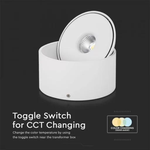 V-TAC Led Mélysugárzó - COB 20W 3in1 fehér - 23155