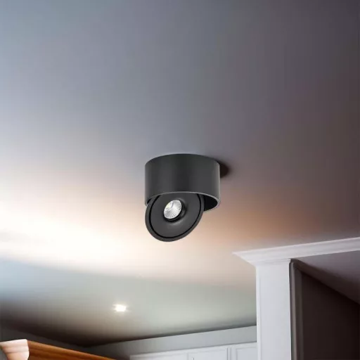 V-TAC Led Mélysugárzó - COB 28W 3in1 fekete - 23158