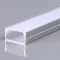 V-TAC Alumínium profil - Falon kívüli - Tejfehér fedlappal 2000 x 20 x 10mm - 23174