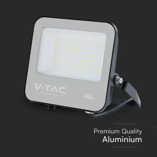 V-TAC 50W LED reflektor 115° 4000K 135LM/W fekete házas (CREE Chip) - 232166
