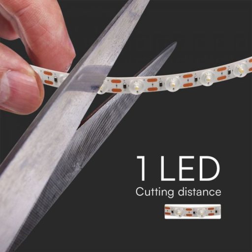 V-TAC LED szalag SMD2835 48LED/M 16,5W/M 1320lm/M 24V IP20 4000K - 23335