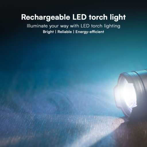 V-TAC 10W LED zseblámpa, tölthető IP54  - 23338