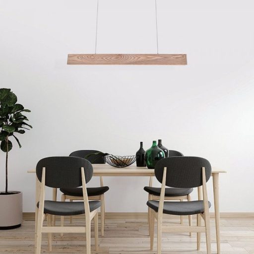 V-TAC 10W LED dizájn függeszték - Fa hatású - 3000K - 23365