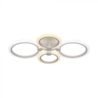   V-TAC Smart Dekoratív mennyezeti LED lámpa távirányítóval 45W 3in1  - 23394