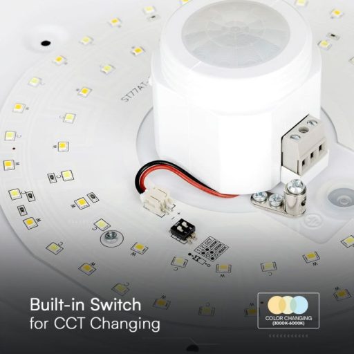 V-TAC led mozgásérzékelős lámpa 12W SAMSUNG chip 3IN1 - 23418