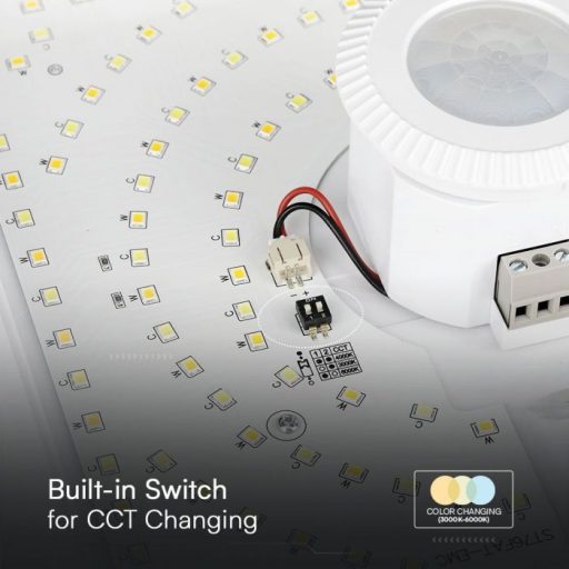V-TAC led mozgásérzékelős lámpa 12W SAMSUNG chip 3IN1 - 23419