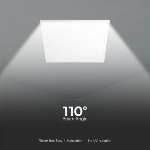 V-TAC Backlit LED panel 36W 120lm/W 595 x 595 mm 6400K IP65  - 23455