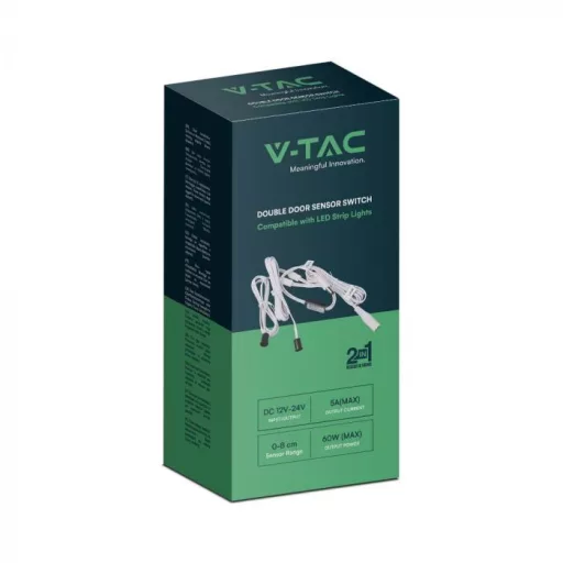 V-TAC Dupla ajtónyitás érzékelő led szalag kapcsoló - 23457