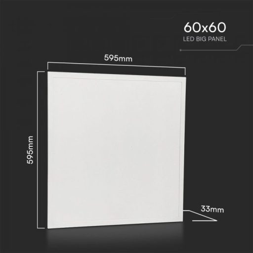 V-TAC Backlit LED panel 25W 180lm/W 595 x 595 mm 6500K-- 23458