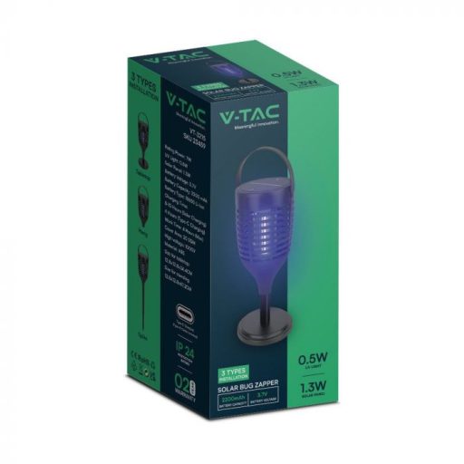 V-TAC 3IN1 ELEKTROMOS SOLAR, NAPELEMES ROVARCSAPDA - 23459