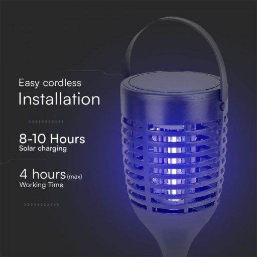 V-TAC 3IN1 ELEKTROMOS SOLAR, NAPELEMES ROVARCSAPDA - 23459