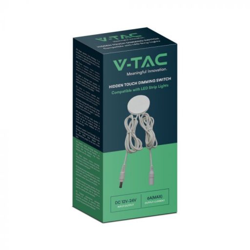 V-TAC LED rejthető fényerőszabályzó fehér - 23465