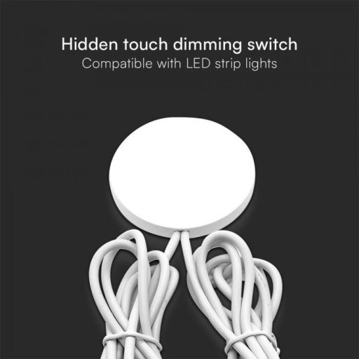 V-TAC LED rejthető fényerőszabályzó fehér - 23465