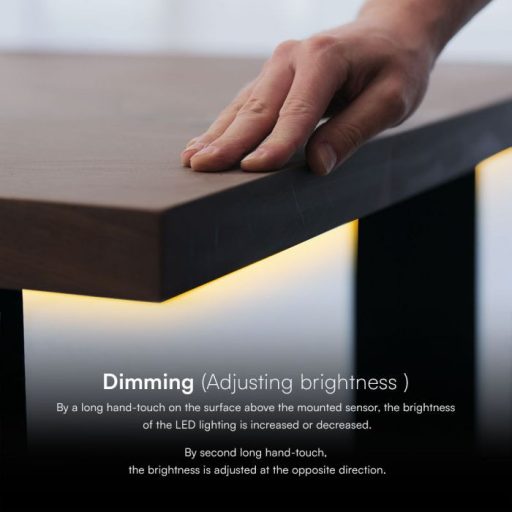 V-TAC LED rejthető fényerőszabályzó fekete - 23466
