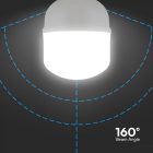 V-TAC LED izzó  E27 T80 20W 160° 4000K - 23568