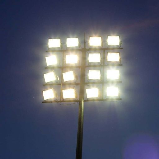 V-TAC 200W LED reflektor 115° 4000K fekete házas, szürke matt üveggel , 1 m hosszú vezetékkel (Samsung Chip) -23601
