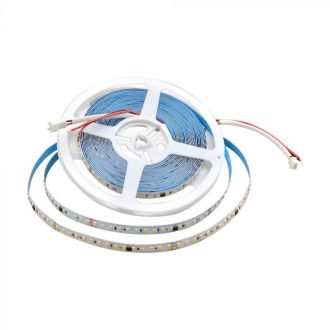   V-TAC futófény LED szalag (23610-es vezérlővel működik) SMD2835 120LED/M 10W/M 800lm/M 24V IP20 3000K - 23607