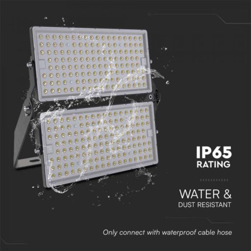 V-TAC 500W LED reflektor 135lm/W 100° 4000K fekete házas (Samsung Chip) - 23616