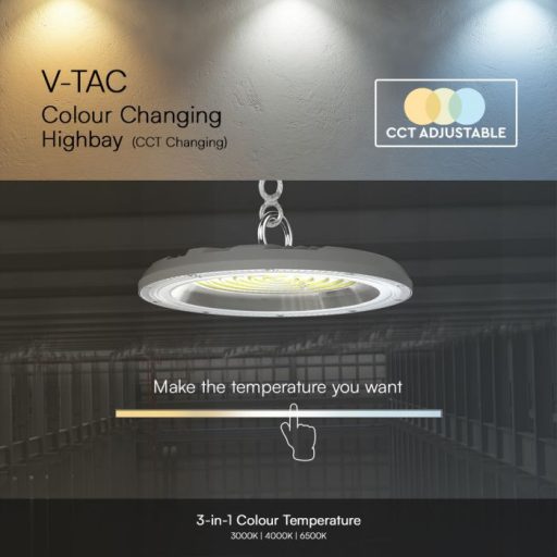 V-TAC LED Csarnokvilágító 150W 3in1 - 23623