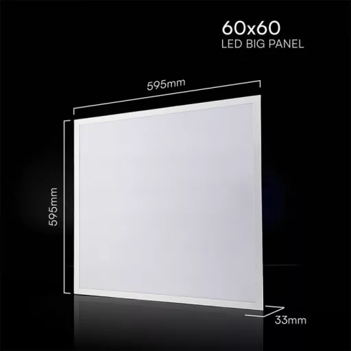 V-TAC Backlit LED panel 36W 120lm/W 595 x 595 mm (Cree Chip) 4000K  - 236246