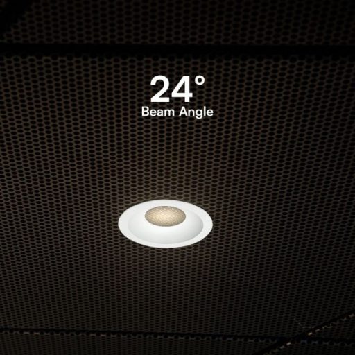 V-TAC Led beépíthető mélysugárzó COB -Méhsejt kialakítású 18W 3in1 - 23674