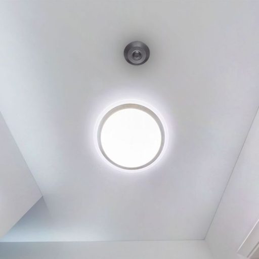 V-TAC Mennyezeti infravörös mozgásérzékelő 360° - Full fekete - 23677