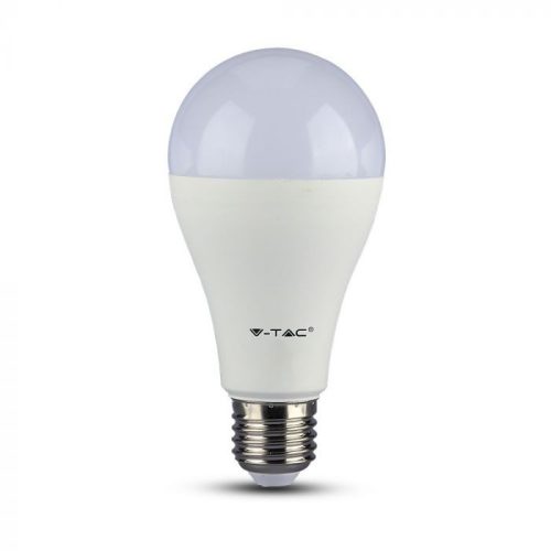 V-TAC LED lámpa vészvilágító funkcióval, készenléti akkumulátorral E27 A70 9W 200° 3000K gömb (Samsung Chip) - 2371