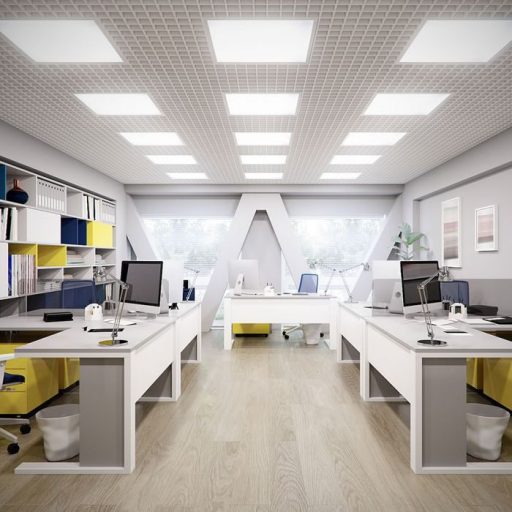 V-TAC Falon kívüli és süllyeszthető LED panel 36W 120lm/W 595 x 595 mm 6500K - 23766