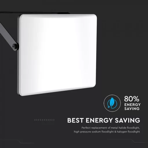 V-TAC 30W LED reflektor CCT 3in1 Fekete házas, tejüveg búra - 23769